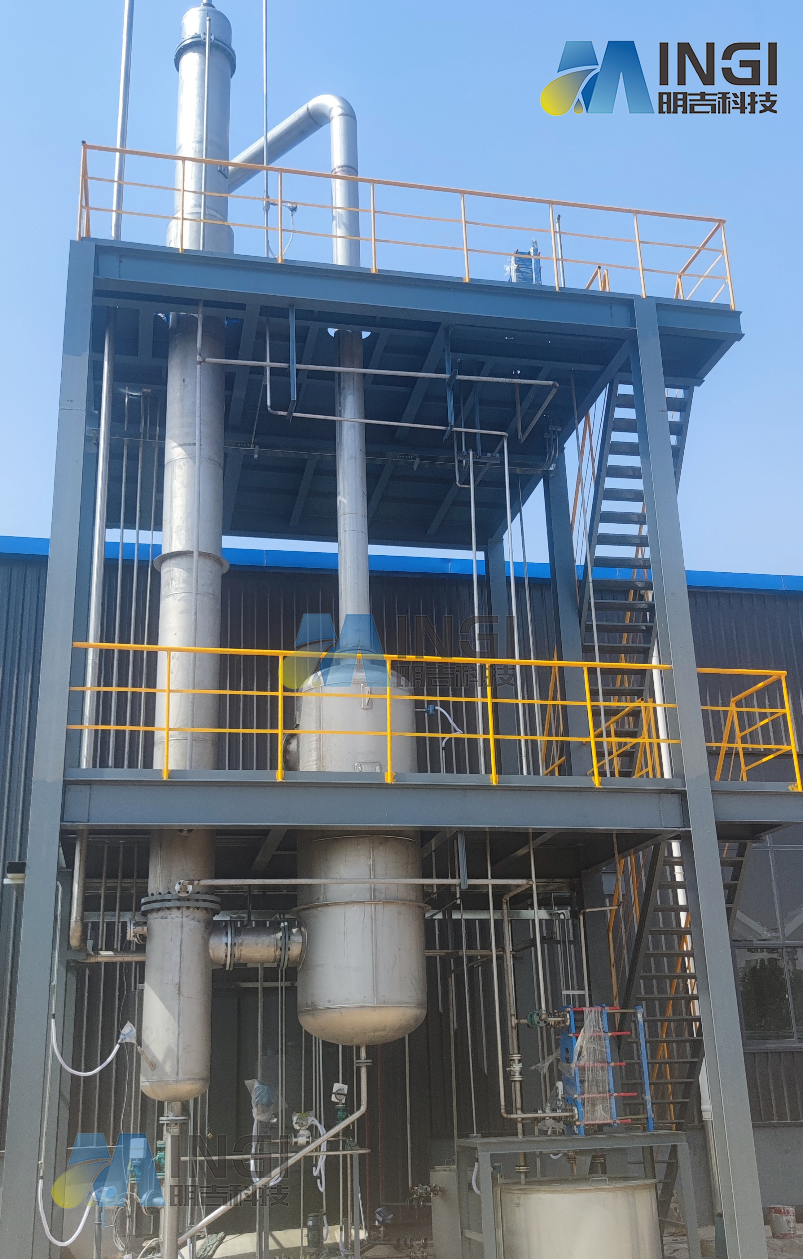 MVR蒸发与明吉装备：氯化铵溶液MVR蒸发器